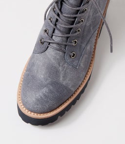 DAILAY TO WASHED DENIM LEATHER