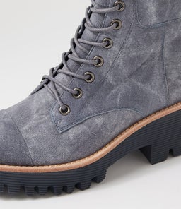 DAILAY TO WASHED DENIM LEATHER