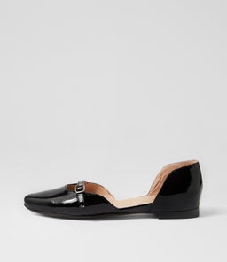 FAWNY TO BLACK PATENT LEATHER