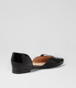 FAWNY TO BLACK PATENT LEATHER