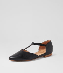 SADDIE TO BLACK LEATHER