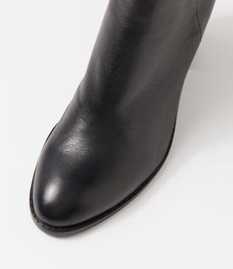 TULLOWS TO BLACK BLACK HEEL LEATHER