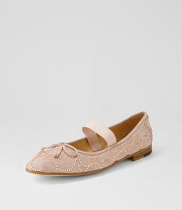 WONIES TO LT BLUSH SUEDE JEWELS