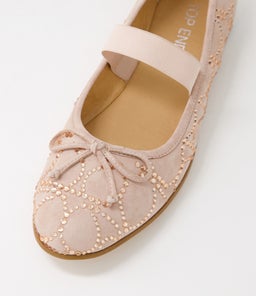 WONIES TO LT BLUSH SUEDE JEWELS