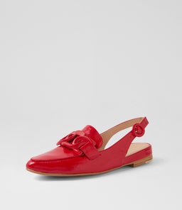 FAVILLAS TO NEW RED PATENT LEATHER