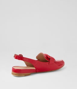 FAVILLAS TO NEW RED PATENT LEATHER