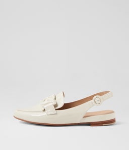FAVILLAS TO IVORY PATENT LEATHER