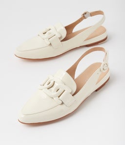 FAVILLAS TO IVORY PATENT LEATHER