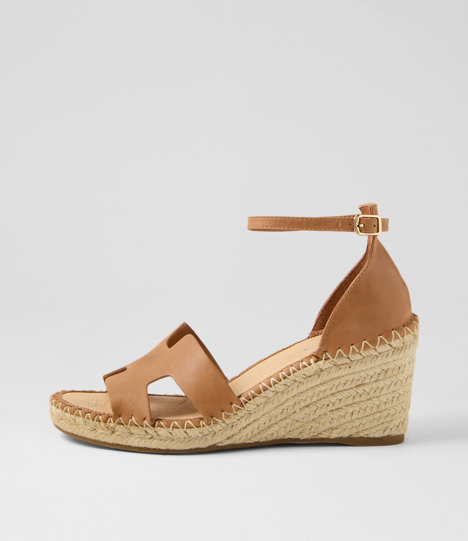 Gellory Tan Leather Sandals
