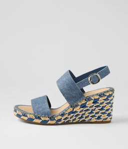 GAGANS TO BLUE DENIM LEATHER