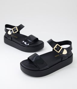 GEVELA TO BLACK PATENT LEATHER