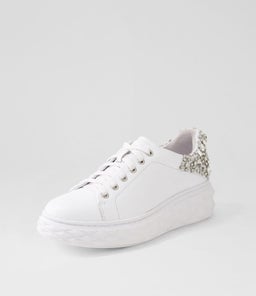 IJESSI TO WHITE SILVER LEATHER JEWELS