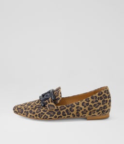 SOCOROS TO CAMEL LEOPARD SUEDE