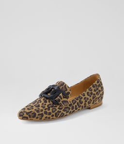 SOCOROS TO CAMEL LEOPARD SUEDE