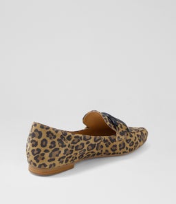 SOCOROS TO CAMEL LEOPARD SUEDE