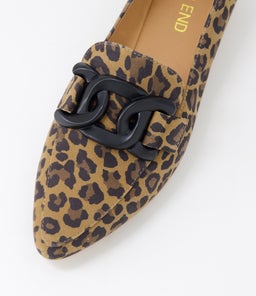 SOCOROS TO CAMEL LEOPARD SUEDE