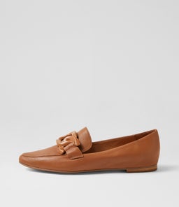 Socoros Dark Tan Leather Loafers Socoros Dark Tan Leather Loafers