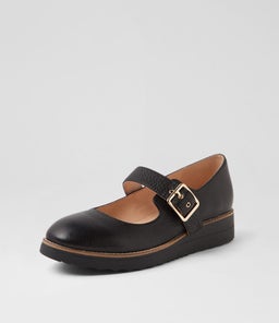OHGEES TO BLACK BLACK SOLE TUMBLE LEATHER