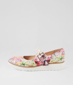 OHGEES TO PASTEL MULTI WHITE SOLE LEATHER