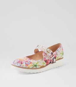OHGEES TO PASTEL MULTI WHITE SOLE LEATHER