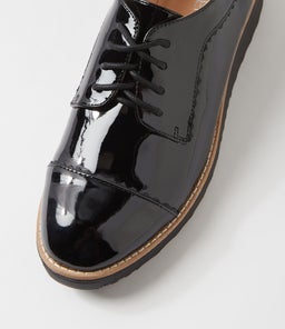 OLIVEE TO BLACK BLACK PATENT LEATHER