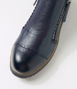 OODAY TO NAVY NAVY LEATHER PATENT