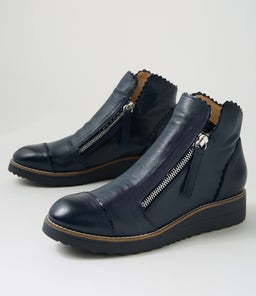 OODAY TO NAVY NAVY LEATHER PATENT