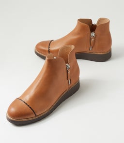 ONIGHT TO DK TAN CHOC SOLE LEATHER