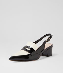 AIDAYO TO BLACK IVORY PATENT LEATHER