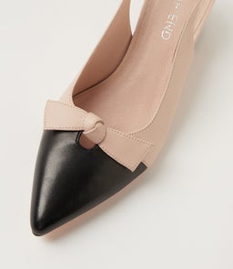 AYMAY TO BLACK NUDE LEATHER