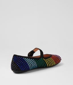 BABRY TO BLACK RAINBOW MICROSUEDE