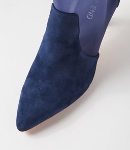 LENKA TO NAVY SUEDE MESH