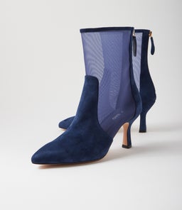 LENKA TO NAVY SUEDE MESH