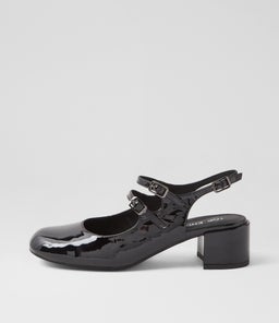 WAREL TO BLACK PATENT LEATHER