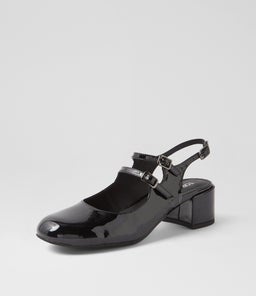 WAREL TO BLACK PATENT LEATHER