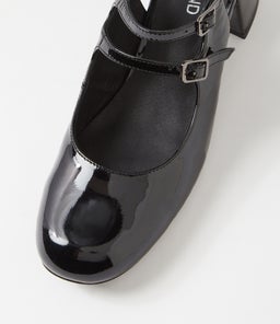 WAREL TO BLACK PATENT LEATHER