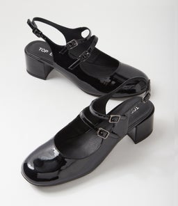 WAREL TO BLACK PATENT LEATHER