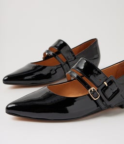 YEXA TO BLACK PATENT LEATHER