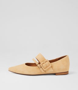 Yexa Butter Suede Mary Janes Yexa Butter Suede Mary Janes