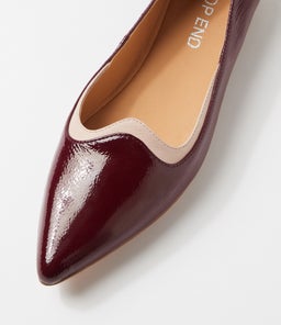 YIBBIE TO WINE NUDE PATENT LEATHER