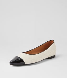 SORBY TO BLACK IVORY PATENT LEATHER