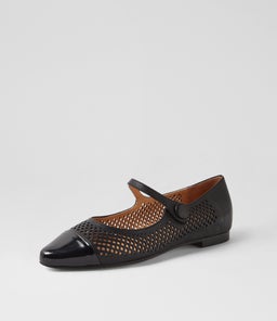 SANDOR TO BLACK PATENT LEATHER