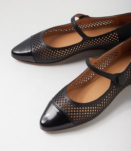 SANDOR TO BLACK PATENT LEATHER
