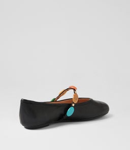 BIRKITA TO BLACK MULTI LEATHER