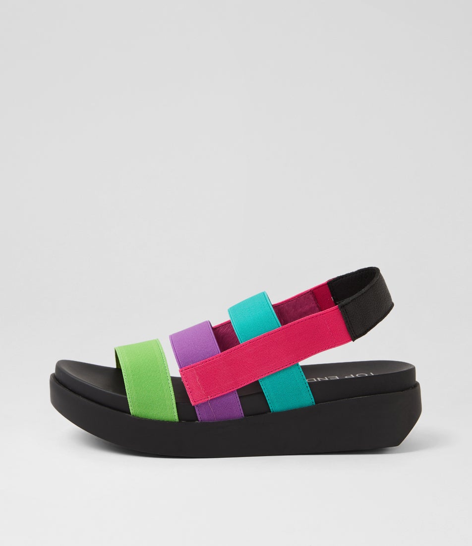 Darion Bright Multi Fabric Sandals Darion Bright Multi Fabric Sandals