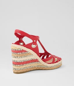 ELINNA TO RED RED MULTI LEATHER