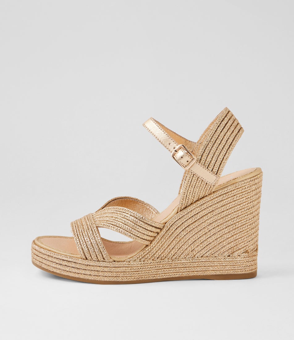 Emarson Gold Rope Sandals