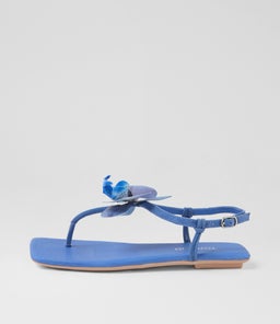 Emlyn Blue Suede Sandals Emlyn Blue Suede Sandals