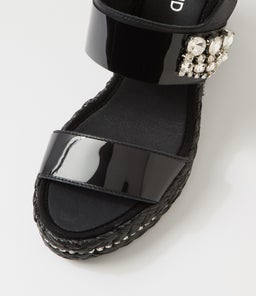 EVILLA TO BLACK BLACK LEATHER