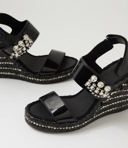 EVILLA TO BLACK BLACK LEATHER